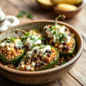 Cheese-Stuffed Poblano Perfection - Vegetarian - Easy Daily Kitchen