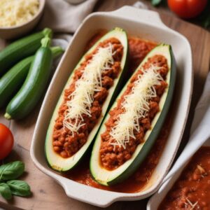 Savory Mediterranean Stuffed Zucchini Boats - Gluten Free - Easy Daily Kitchen