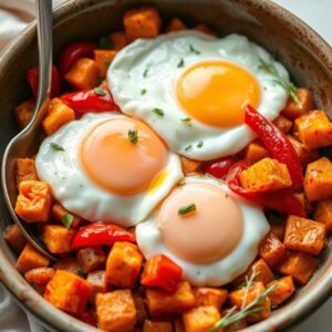 Autumn Harvest Morning Hash - Vegetarian - Easy Daily Kitchen