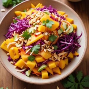 Exotic Thai Mango Salad - Low Calorie - Easy Daily Kitchen