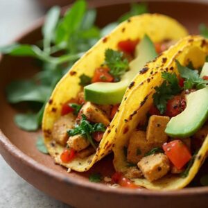 Morning Fiesta Tofu Tacos - Vegan - Easy Daily Kitchen
