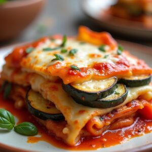Rustic Roasted Vegetable Lasagna - Vegetarian - Easy Daily Kitchen
