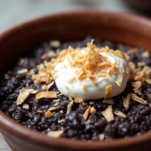 Exotic Black Rice Coconut Delight - Vegan - Easy Daily Kitchen