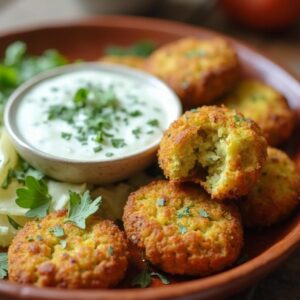 Morning Falafel Medley with Creamy Tzatziki - Gluten Free - Easy Daily Kitchen