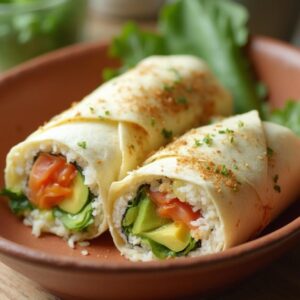 Fusion Sunrise Sushi Burritos - Gluten Free - Easy Daily Kitchen