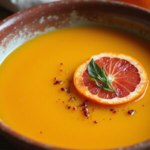 Autumn Bliss Butternut Squash and Blood Orange Soup - Vegan - Easy Daily Kitchen