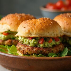 Southwestern Quinoa Black Bean Sliders - Vegetarian - Easy Daily Kitchen
