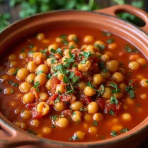 Flavorful Moroccan Chickpea Delight - Vegan - Easy Daily Kitchen