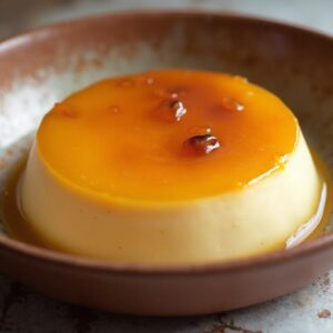 Tropical Passion Fruit Coconut Flan - Vegetarian - Easy Daily Kitchen