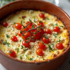 Herbed Morning Cheesecake Delight - Vegetarian - Easy Daily Kitchen
